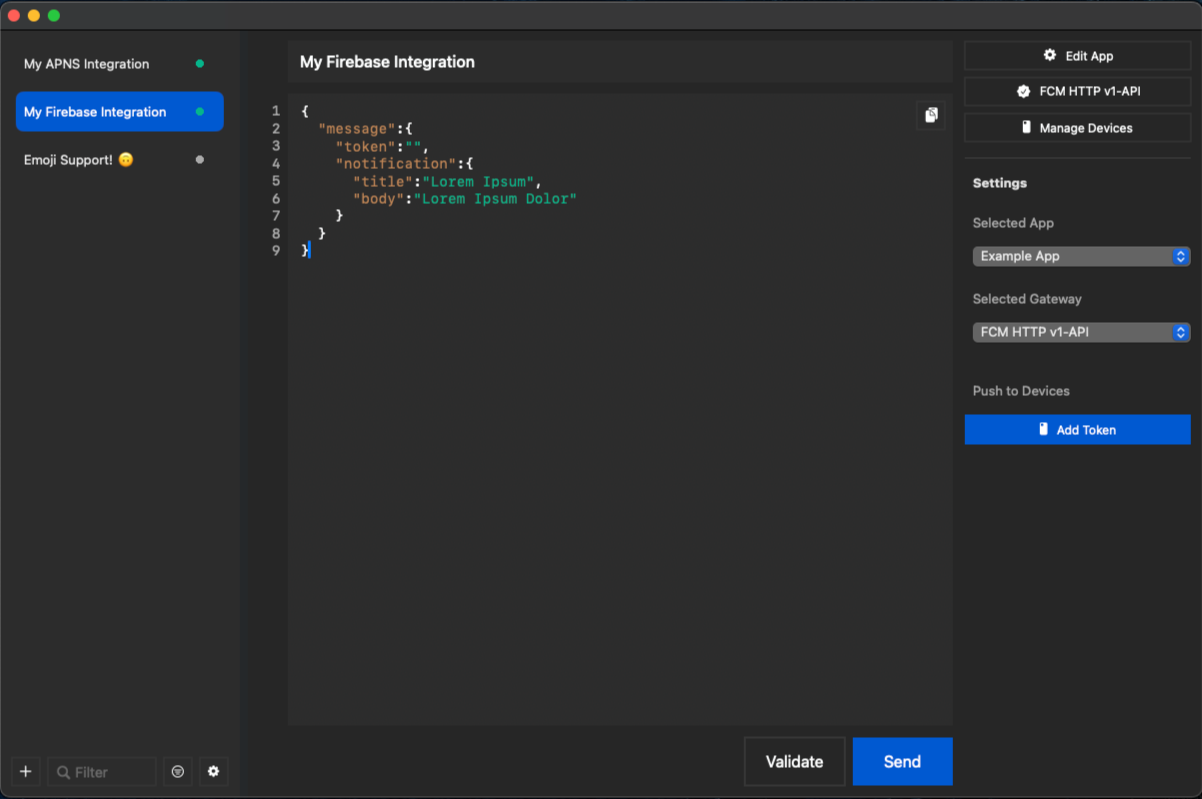 Push Notification Debugger