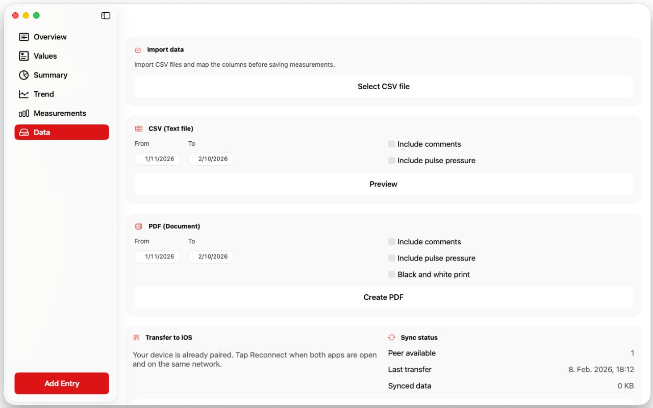 Blood Pressure & Pulse